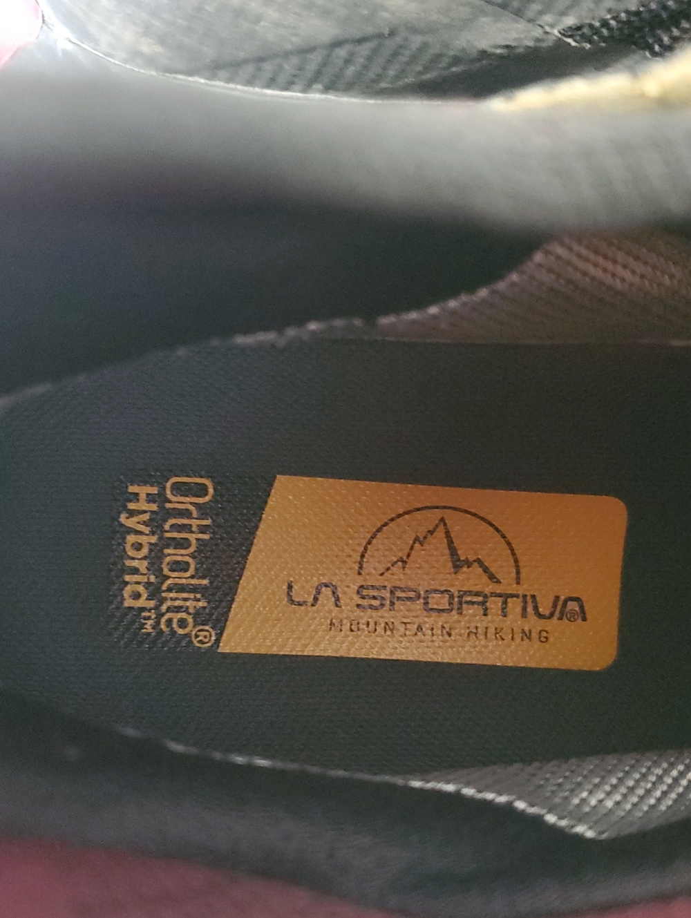 LA SPORTIVA Prodigio Hike Black Burgundy and Gold Trail Runners - Picture 7 of 10